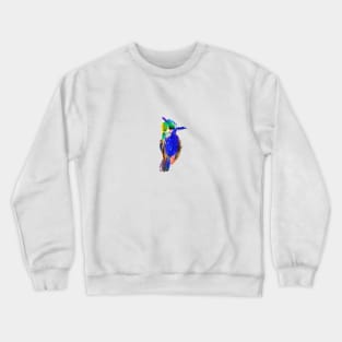 green crowned plovercrest Crewneck Sweatshirt